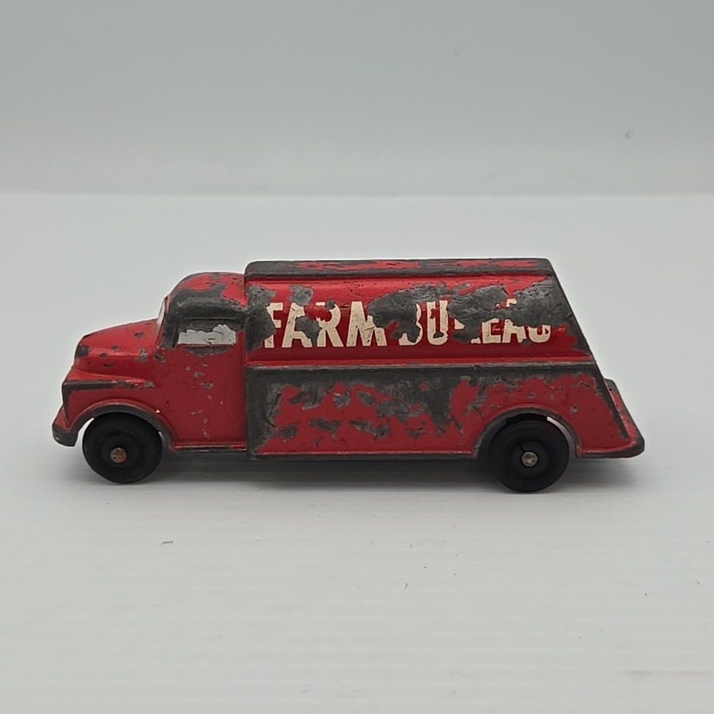 Vtg Cam-Cast Edgerton Ohio, Farm Bureau Diecast Fuel Tanker, 5", Red, Rare, Used